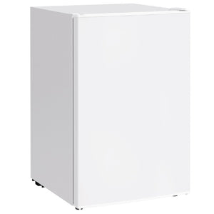 English Elm Homcom 4.5 Cu Ft Compact Refrigerator with Freezer Quiet Energy Efficient Dorm Fridge White W2225P597259