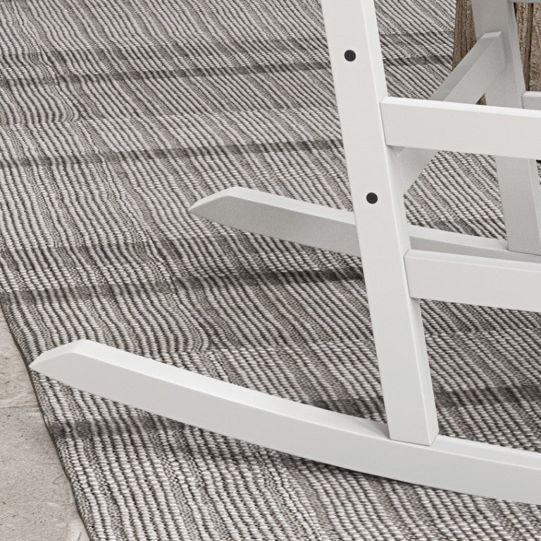 English Elm Outsunny Acacia Wood Outdoor Rocking Chair Set of 2 Slatted Porch Patio Seating W2225P597494