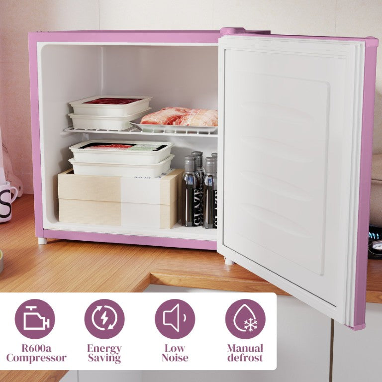 English Elm Homcom Compact Upright Freezer 1.1 Cu Ft Countertop Unit with Adjustable Thermostat W2225P597516