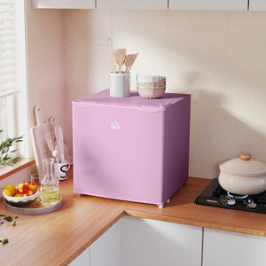 English Elm Homcom Compact Upright Freezer 1.1 Cu Ft Countertop Unit with Adjustable Thermostat W2225P597516