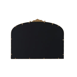 English Elm 40X30 Baroque Arch Wall Mirror Ornate Gold Crown Frame for Entryway or Living Room W2263P530366