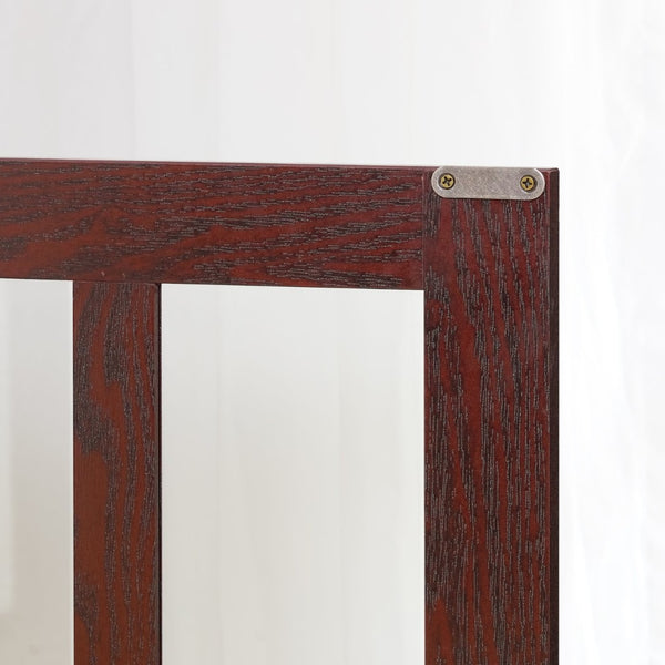 English Elm 2 Grid Glass Door Sideboard with Led Lighting Adjustable Shelves and Vintage Handles Cherry W2275P513674
