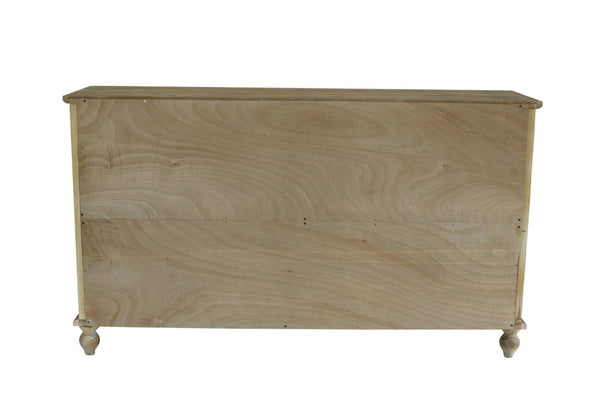 English Elm 4-Door Carved Grille Fir Wood Cabinet Slim Distressed Finish for Entryway or Dining W2295P511176