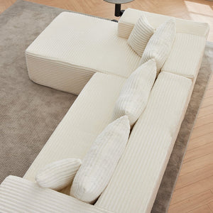 English Elm Modular Cloud Sofa with Gold Legs Flexible Layout for Contemporary Living Rooms W2311P363533