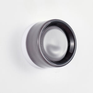 English Elm Led Round Aluminum Wall Sconce with Acrylic Lens for Bathroom Porch or Living Room Concave Smoke Grey W2312P545469