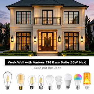 English Elm Outdoor Matte Black Wall Sconce Lantern with Clear Glass for Porch or Garage Sawtooth W2312P545473