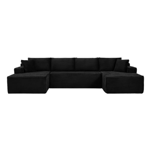 English Elm Chenille Modular U-Shaped Sectional with Pocket Spring Support for Spacious Living Rooms W2339P426674