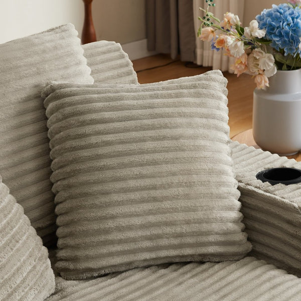 English Elm Oversized Corduroy Chaise Lounge Sofa Ready to Use Pocket Spring Living Room Sleeper Camel W2339P502189