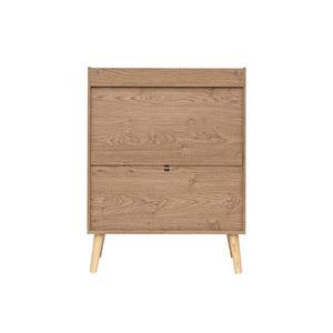 English Elm Kitchen Farmhouse Buffet Cabinet Solid Wood Feet One Drawer Enclosed Storage Sideboard Natural W2386P535122
