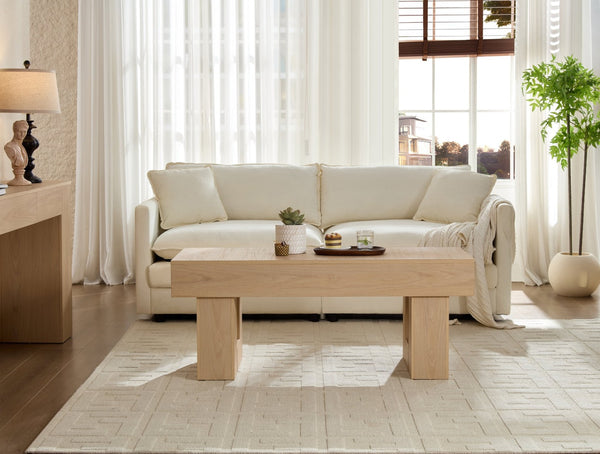 English Elm Rectangular Farmhouse Console Table Double Shelf Wood Grain Finish Entryway Sofa W2393P301830