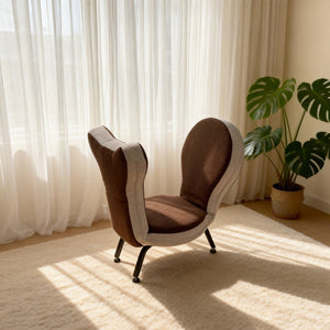 English Elm Multi-functional Teddy Velvet Floor Chair Foldable Ergonomic Lounger for Bedroom Living W244P505756