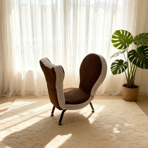 English Elm Multi-functional Teddy Velvet Floor Chair Foldable Ergonomic Lounger for Bedroom Living W244P505756