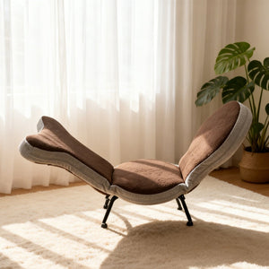 English Elm Multi-functional Teddy Velvet Floor Chair Foldable Ergonomic Lounger for Bedroom Living W244P505756