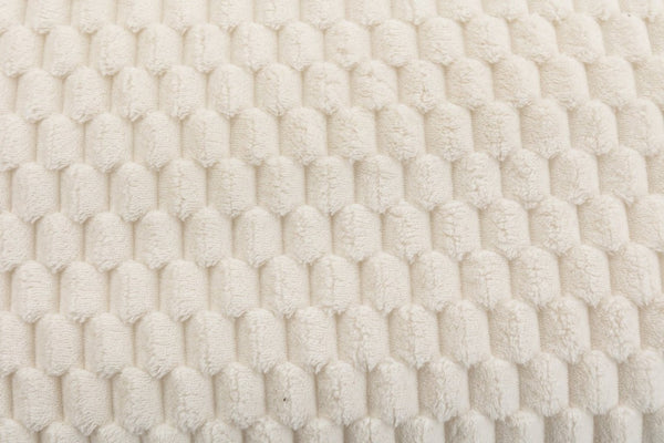 English Elm Bean Bag Rocking Accent Chair Corduroy Upholstery Solid Wood Frame Cozy Living Room Antique White W2530P521400