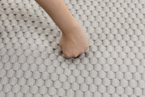 English Elm Bean Bag Rocking Accent Chair Corduroy Upholstery Solid Wood Frame Cozy Living Room Light Grey W2530P521401