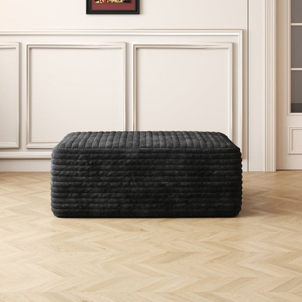 English Elm 107 Inch Modular Cloud Sectional Plush Corduroy L Shaped Sofa with Reversible Chaise W2564P401529