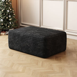 English Elm 107 Inch Modular Cloud Sectional Plush Corduroy L Shaped Sofa with Reversible Chaise W2564P401529