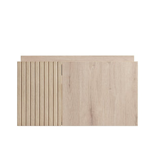 English Elm 24" Muri Oak Woodgrain Plywood Bathroom Vanity Cabinet with Soft Close Double Doors White Oak W2615P479144