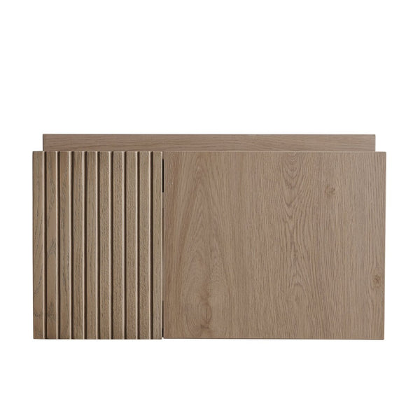 English Elm 24" Muri Oak Woodgrain Plywood Bathroom Vanity Cabinet with Soft Close Double Doors Ancient Oak W2615P479156