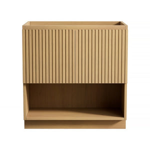 English Elm Fino Freestanding Bathroom Cabinet Plywood Build Oak Woodgrain Soft Close Doors W2615P506486