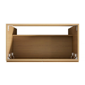 English Elm Fino Freestanding Bathroom Vanity Cabinet Oak Woodgrain Plywood Soft Close Doors W2615P506487