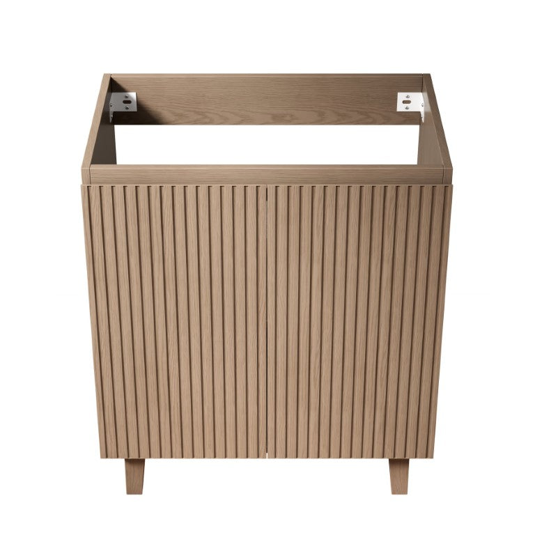 English Elm Doin Freestanding Bathroom Storage Cabinet Woodgrain Finish Soft Close Doors W2615P533273