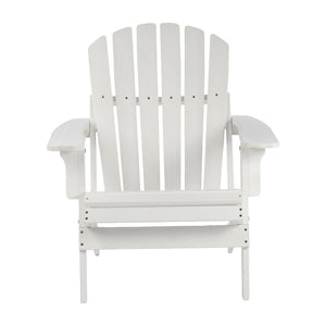 English Elm Oversize Hemlock Wood Folding Adirondack Chair Weather Resistant Patio Porch Deck W2640P470156