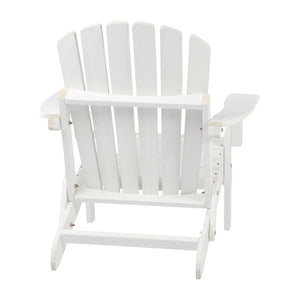 English Elm Oversize Hemlock Wood Folding Adirondack Chair Weather Resistant Patio Porch Deck W2640P470156