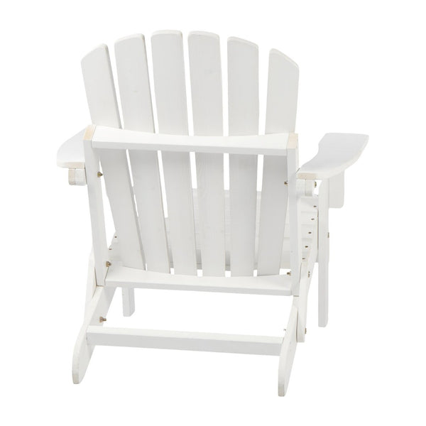 English Elm Oversize Hemlock Wood Folding Adirondack Chair Weather Resistant Patio Porch Deck W2640P470156