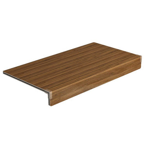 English Elm (5 Pack) Foamed PVC Wire Shelf Covers Walnut Wood Grain Pantry Kitchen Bath Liner Set W2641P490278