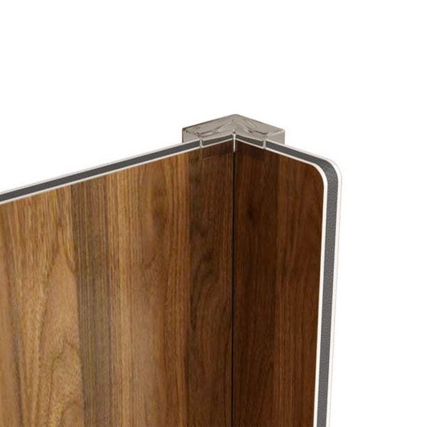 English Elm (5 Pack) Foamed Pvc Wire Shelf Covers Walnut Wood Grain Pantry Closet Kitchen W2641P490279