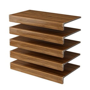 English Elm (5 Pack) Foamed Pvc Wire Shelf Covers Walnut Wood Grain Pantry Closet Kitchen W2641P490279