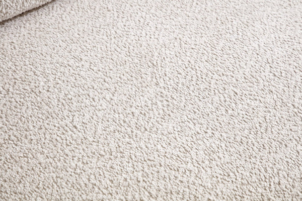 English Elm 3+1+1+1+1R, Boucle Fleece Sofa Deep Foam Seating Minimalist Beige for Modern Living W2664S00125