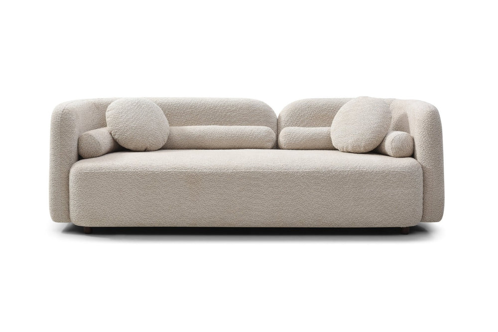 English Elm 3311, Oversized Boucle Sofa with Deep Sink-In Cushions for Modern Living Spaces W2664S00130