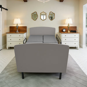 English Elm 3-in-1 Convertible Nursing Bed with German Okin Motors Heavy Duty Elderly Care W2699S00114