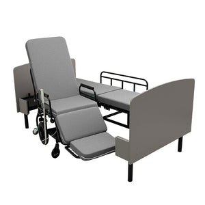 English Elm 3-in-1 Convertible Nursing Bed with German Okin Motors Heavy Duty Elderly Care W2699S00114