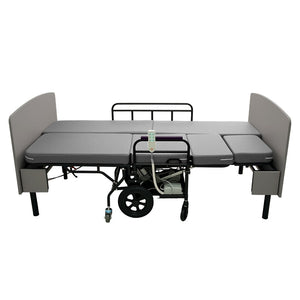 English Elm 3-in-1 Convertible Nursing Bed with German Okin Motors Heavy Duty Elderly Care W2699S00114