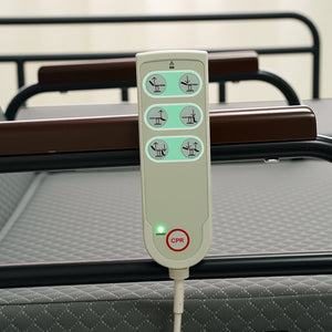 English Elm 3-in-1 Convertible Nursing Bed with German Okin Motors Heavy Duty Elderly Care W2699S00114