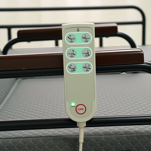 English Elm 3-in-1 Convertible Nursing Bed with German Okin Motors Heavy Duty Elderly Care W2699S00114