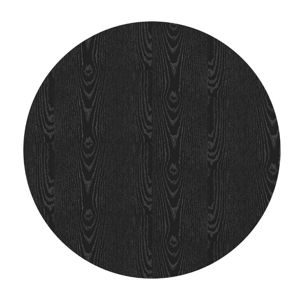 English Elm Spiced Farmhouse Round Dining Table Seats Four Wood Grain Mdf Top Scratch Resistant Black W2700P488972