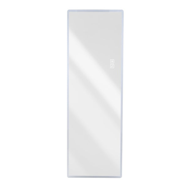English Elm Full Length LED Vanity Mirror Wall Mounted with Dual Tone Lighting and Rounded Corners W2709P465267