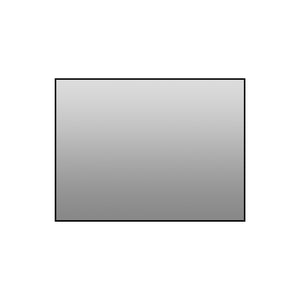 English Elm 24*32 Black Aluminum Framed Wall Mirror Hd Silver Glass for Bathroom or Entryway W2709P465775