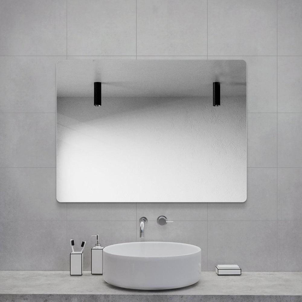 English Elm 32 X 24 Frameless Rectangular Vanity Mirror Shatter Resistant Safety Glass Bathroom Wall Mount W2709P466978
