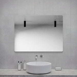 English Elm 32 X 24 Frameless Rectangular Vanity Mirror Shatter Resistant Safety Glass Bathroom Wall Mount W2709P466978