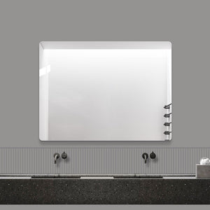 English Elm 32 X 24 Frameless Rectangular Vanity Mirror Shatter Resistant Safety Glass Bathroom Wall Mount W2709P466978