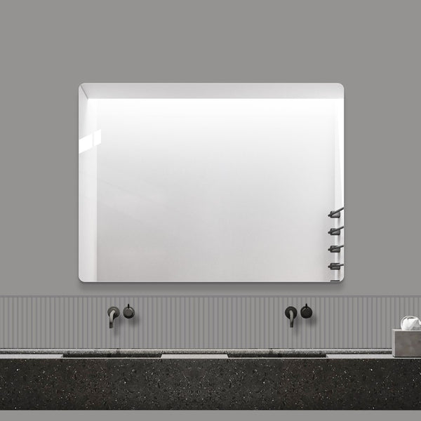 English Elm 32 X 24 Frameless Rectangular Vanity Mirror Shatter Resistant Safety Glass Bathroom Wall Mount W2709P466978