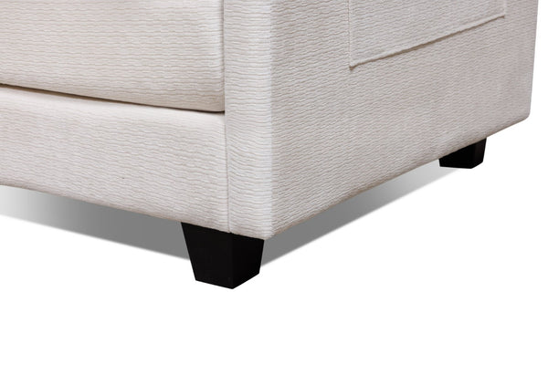 English Elm 55.32*39.76" Boucle Sofa Bed with Ottoman Deep Cushion Armrests Living Room Lounge Chair Beige W2715P491932