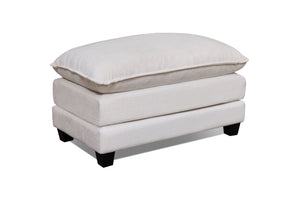 English Elm 55.32*39.76" Boucle Sofa Bed with Ottoman Deep Cushion Armrests Living Room Lounge Chair Beige W2715P491932