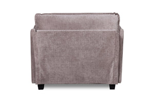 English Elm 55.32*39.76" Boucle Sofa Bed with Ottoman Deep Cushion Armrests Living Room Lounge Chair Grey W2715P491933