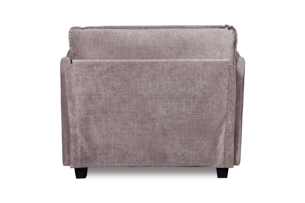 English Elm 55.32*39.76" Boucle Sofa Bed with Ottoman Deep Cushion Armrests Living Room Lounge Chair Grey W2715P491933